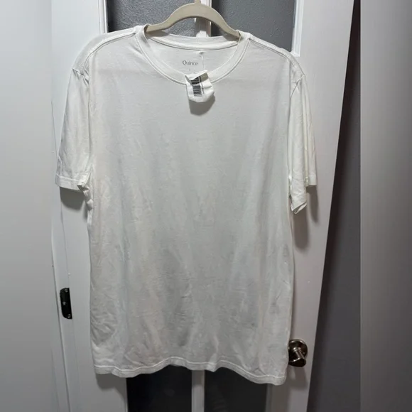 NWT Quince Cotton Modal Crew Neck Tee - Picture 4 of 11